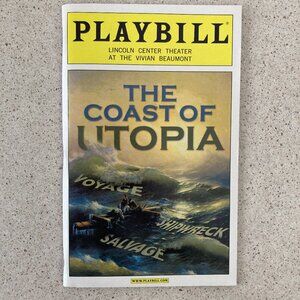 BRIAN F. O'BYRNE (Only) Signed Playbill THE COAST OF UTOPIA DAVID HARBOUR 2006